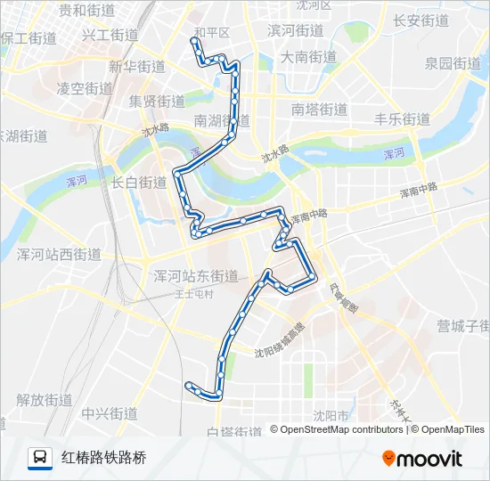 188路 Bus Line Map