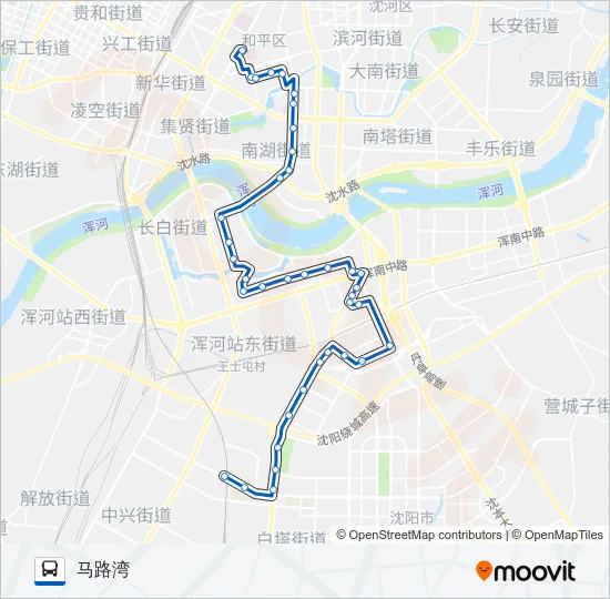 188路 Bus Line Map