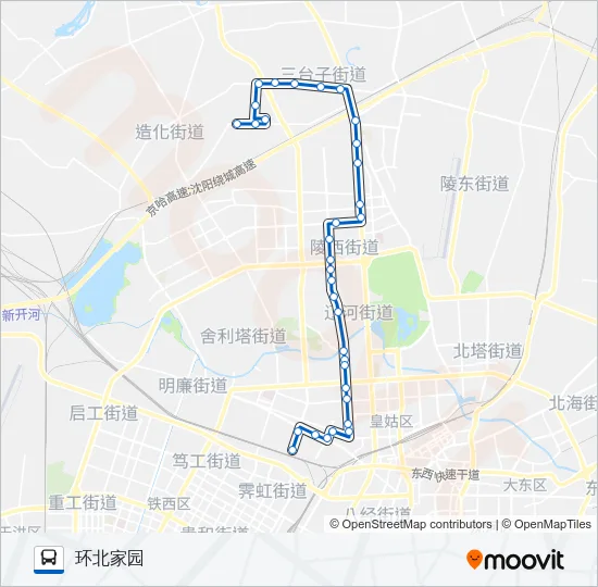 190路 Bus Line Map