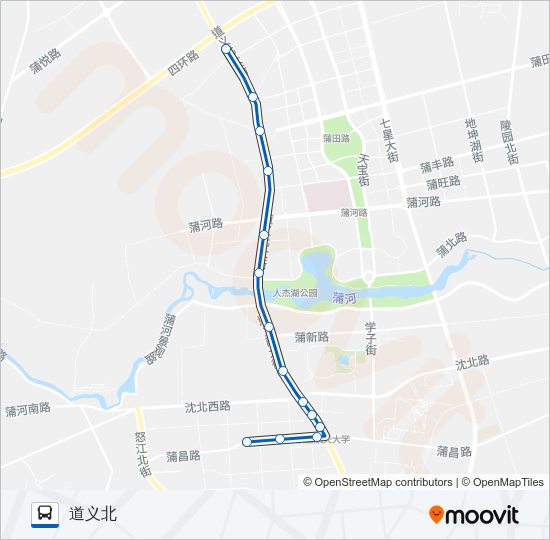 公交193路的线路图