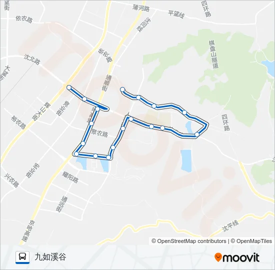 195路 Bus Line Map