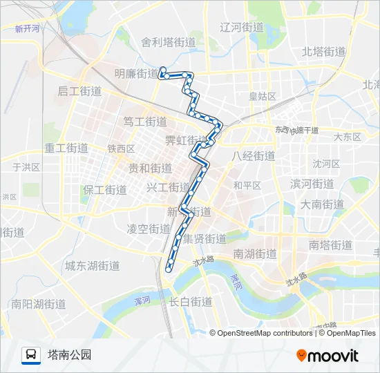 202路 Bus Line Map