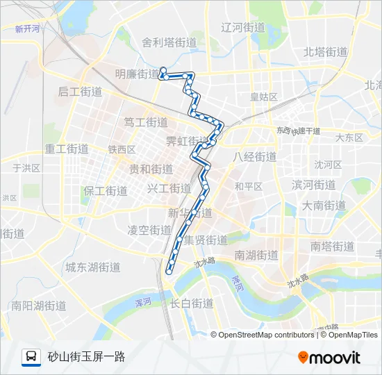 202路 Bus Line Map