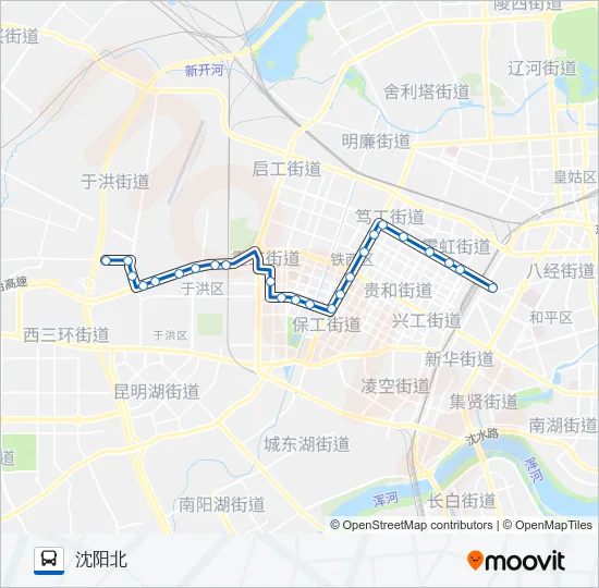 204路 Bus Line Map