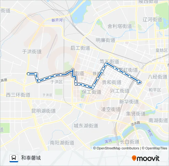 204路 Bus Line Map