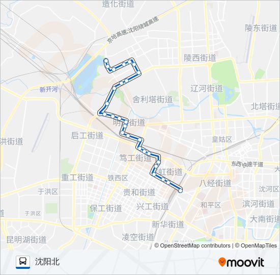 208路公交车路线图图片