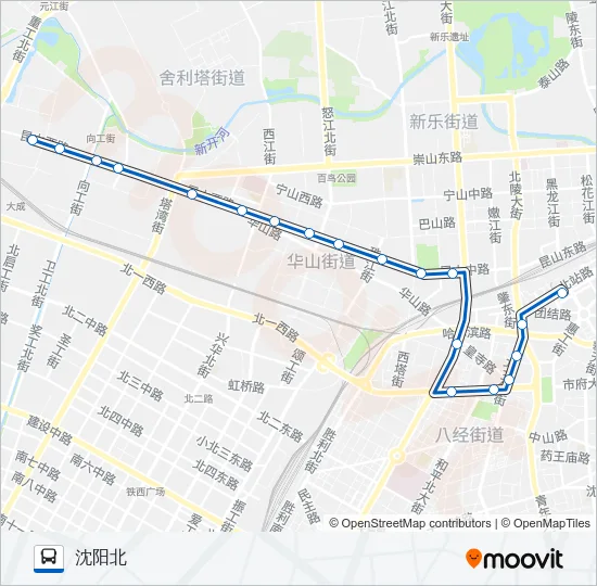 209路 Bus Line Map