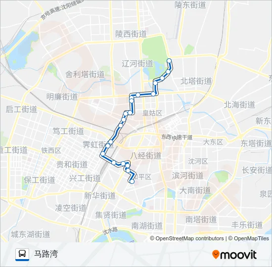 210路 Bus Line Map
