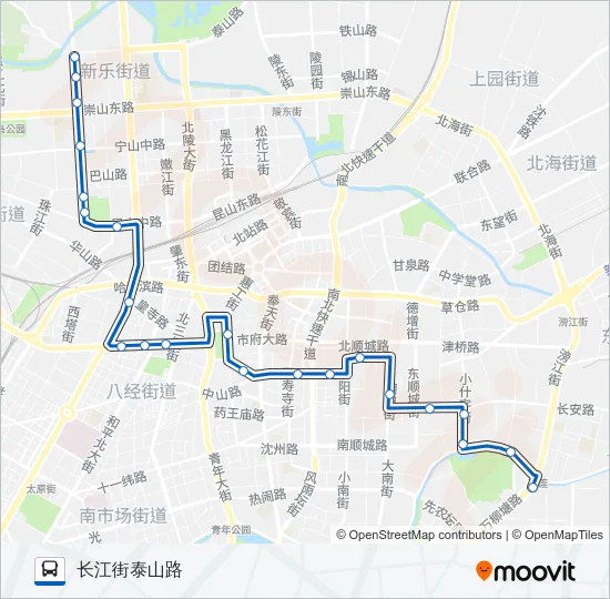215路 Bus Line Map