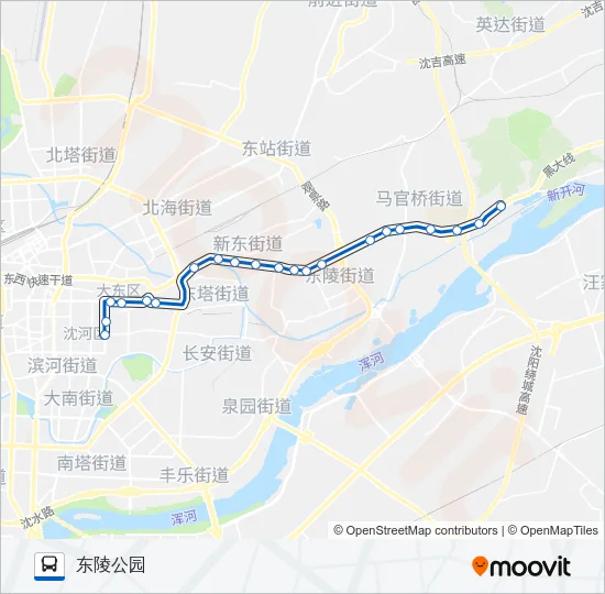 218路 Bus Line Map