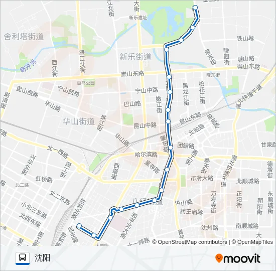 220路 Bus Line Map