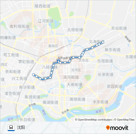 221路 Bus Line Map