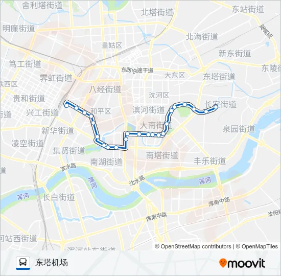 225路 Bus Line Map