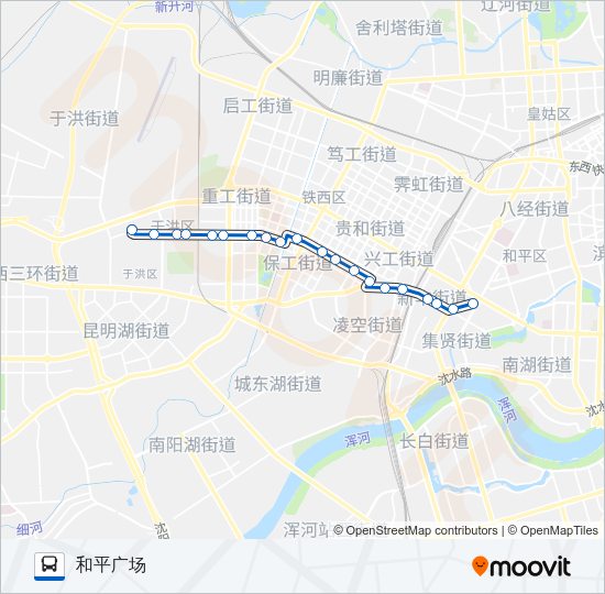 公交226路的线路图
