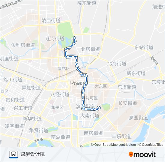 公交227路的线路图