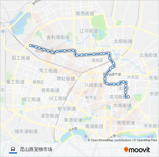 228路 Bus Line Map