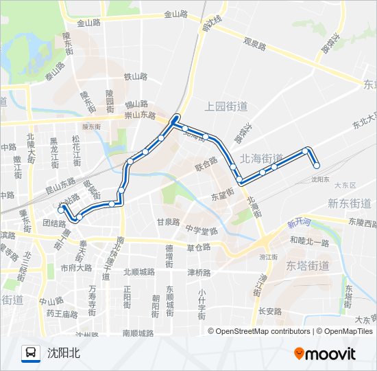 公交229路的线路图