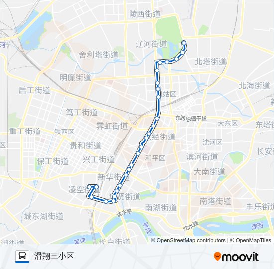 公交231路的线路图