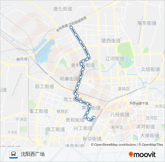 233路 Bus Line Map