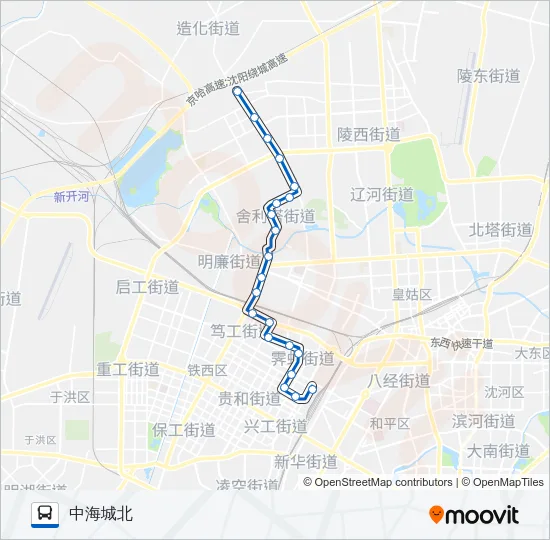 233路 Bus Line Map