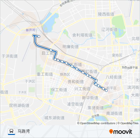235路 Bus Line Map