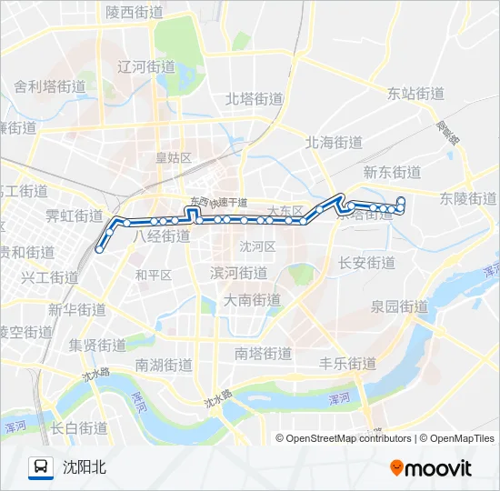 243路 Bus Line Map