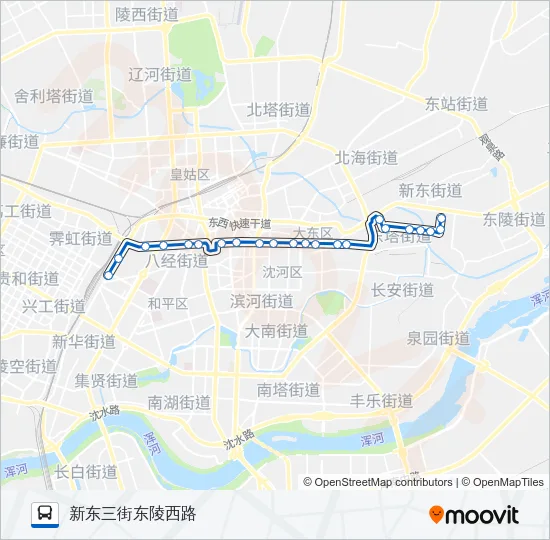 243路 Bus Line Map