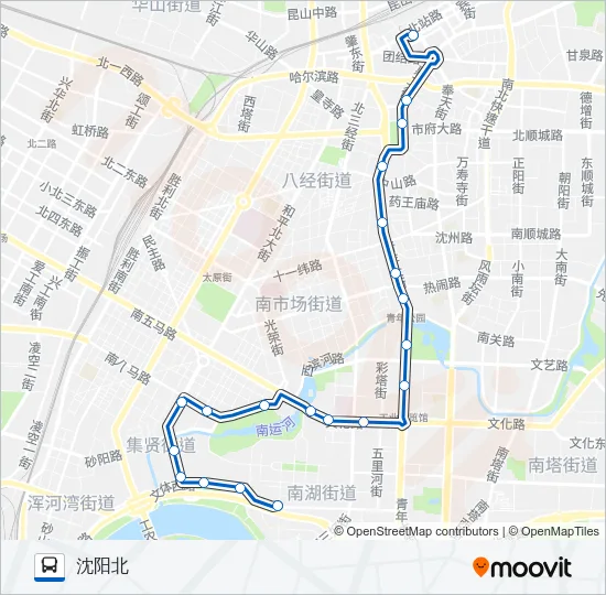 244路 Bus Line Map