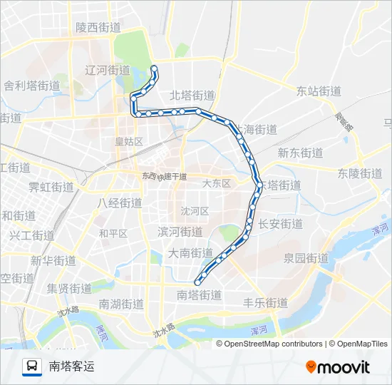 245路 Bus Line Map