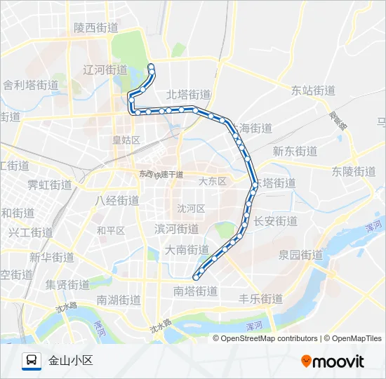 245路 Bus Line Map
