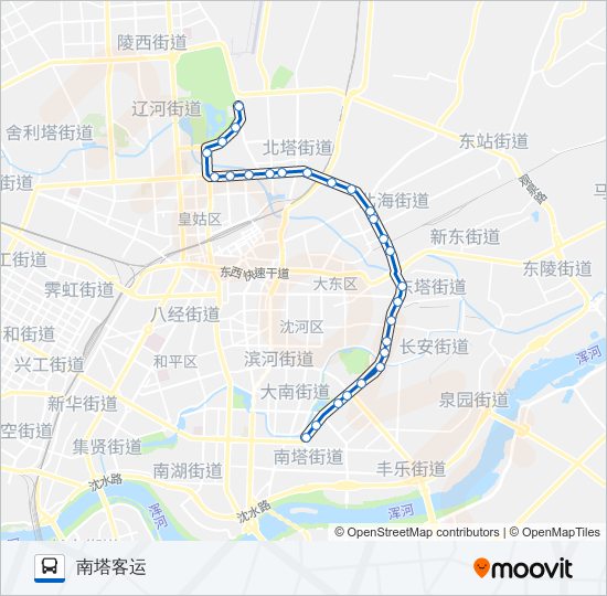 公交245路的线路图