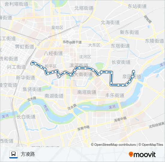 246路 Bus Line Map