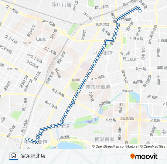 247路 Bus Line Map