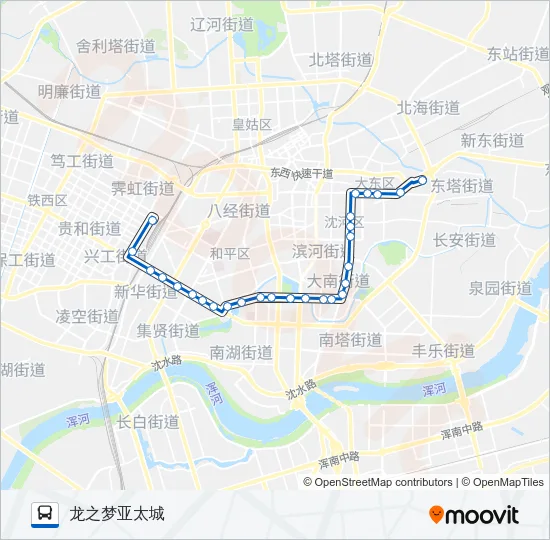 251路 Bus Line Map