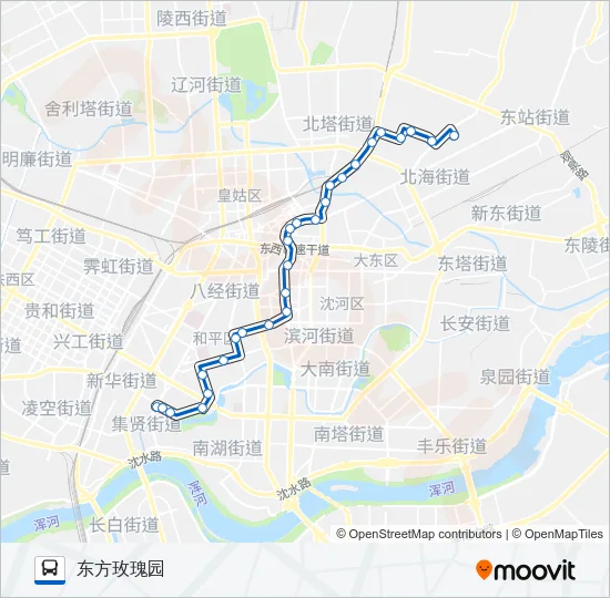 253路 Bus Line Map