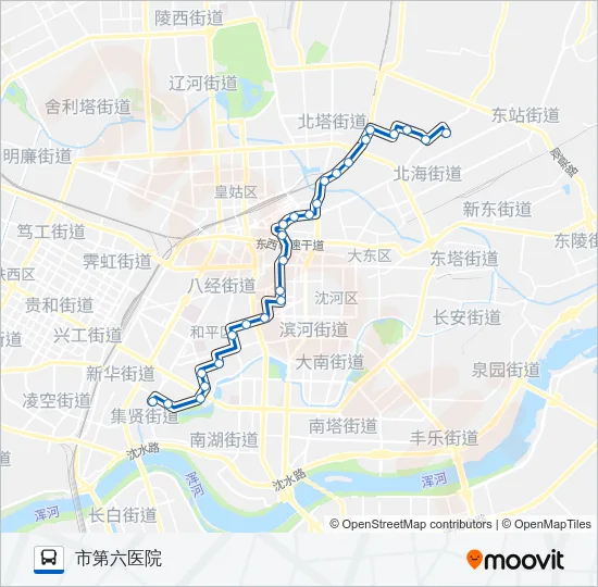 253路 Bus Line Map