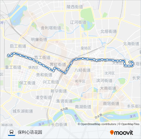 254路 Bus Line Map