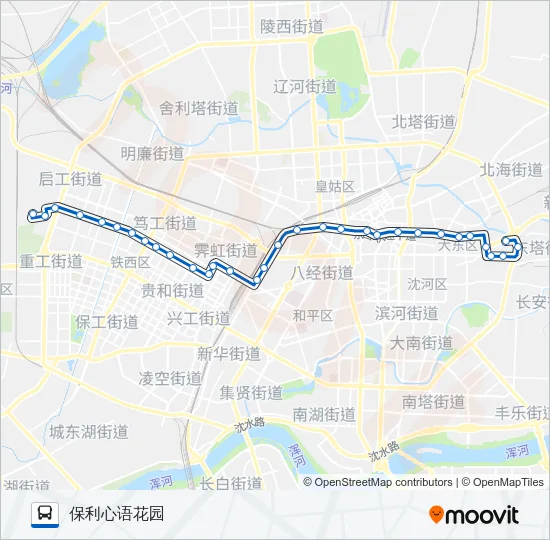 254路 Bus Line Map
