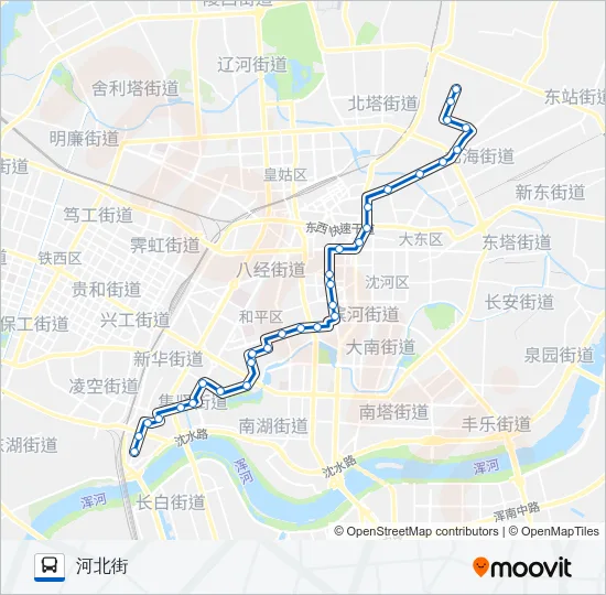 256路 Bus Line Map