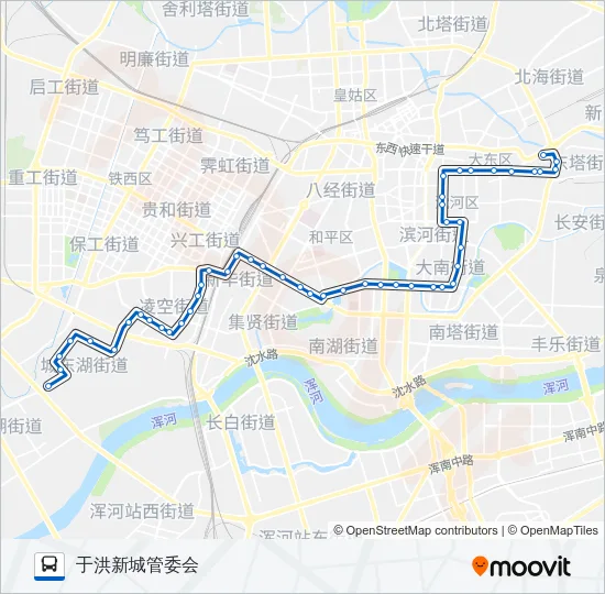 257路 Bus Line Map