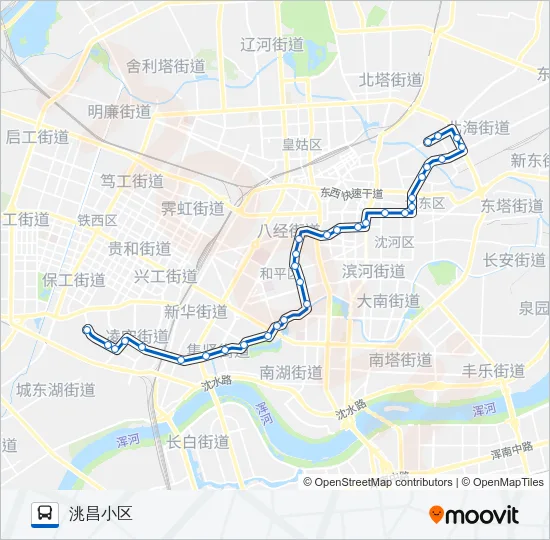 258路 Bus Line Map