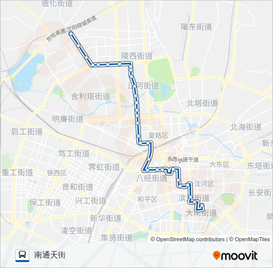 260路 Bus Line Map