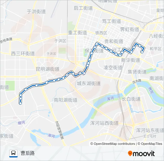 261路 Bus Line Map