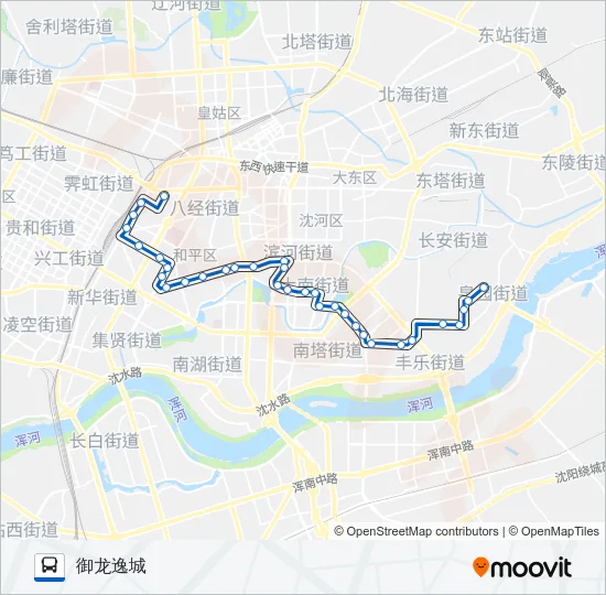 263路 Bus Line Map