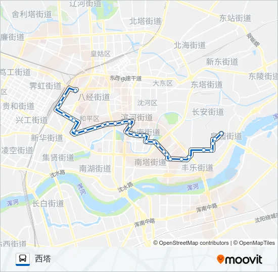 263路 Bus Line Map