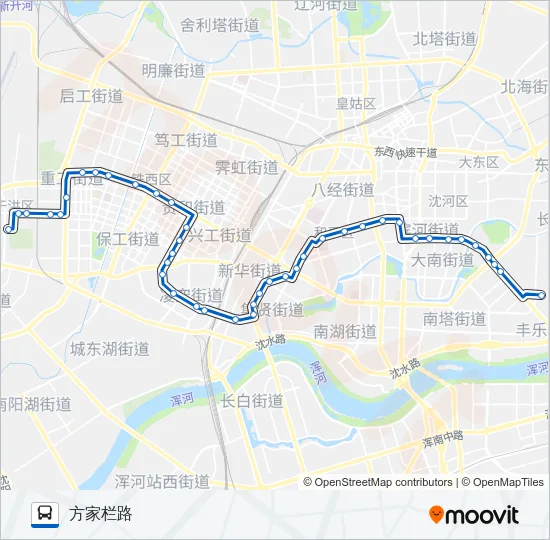 266路 Bus Line Map
