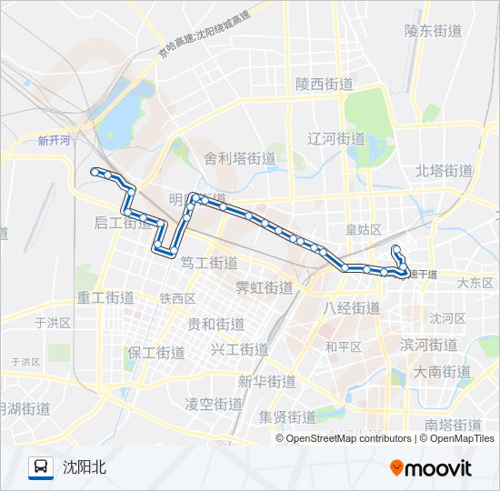 公交267路的线路图