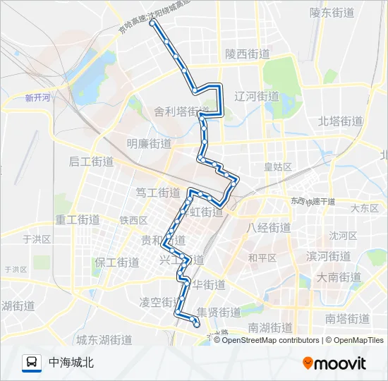 268路 Bus Line Map