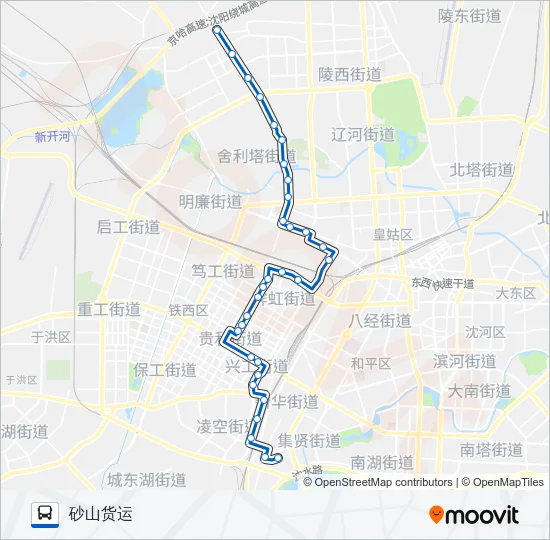 268路 Bus Line Map