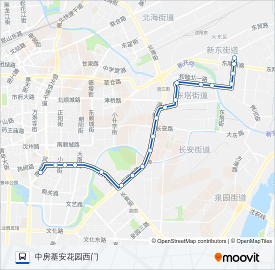 公交274路的线路图